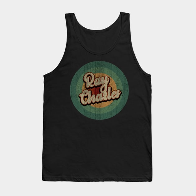 Circle Retro Vintage Ray Charles Tank Top by Jokowow